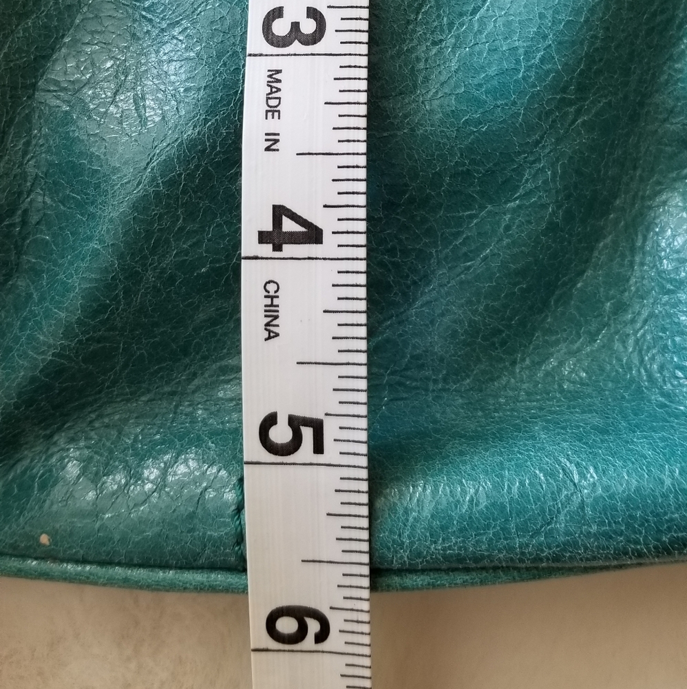 Fossil Small Teal Leather Crossbody Bag - Picture 5 of 6